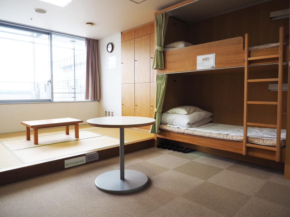 Photo of the whole room, City view, bunk bed