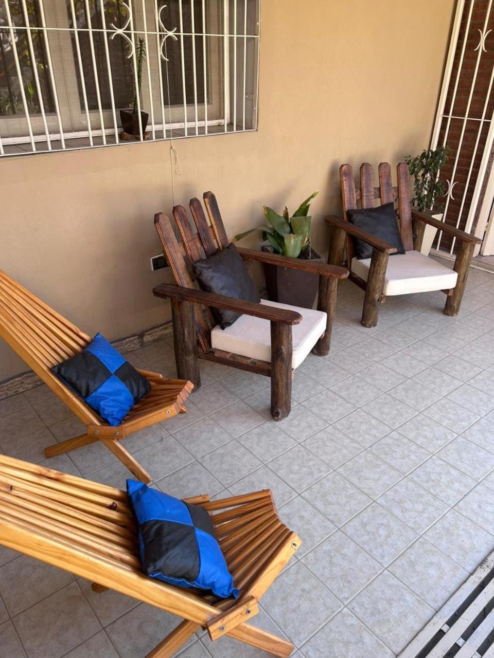 Patio, Facade/entrance, Day, Inner courtyard view