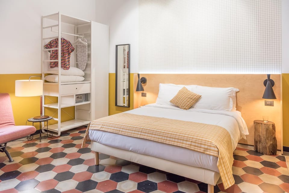 Bed, Photo of the whole room, Bedroom, wardrobe