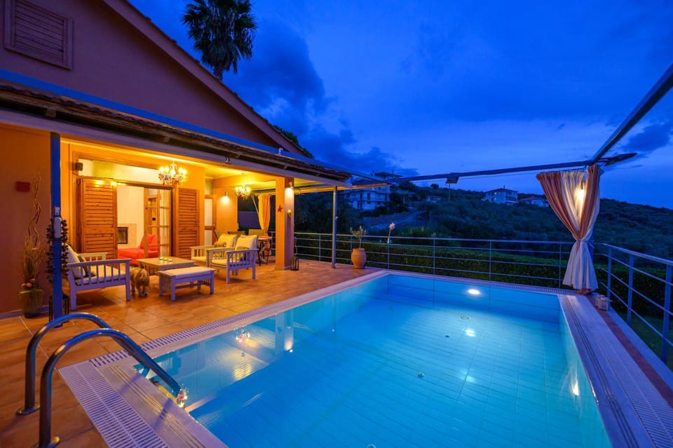 Night, Swimming pool