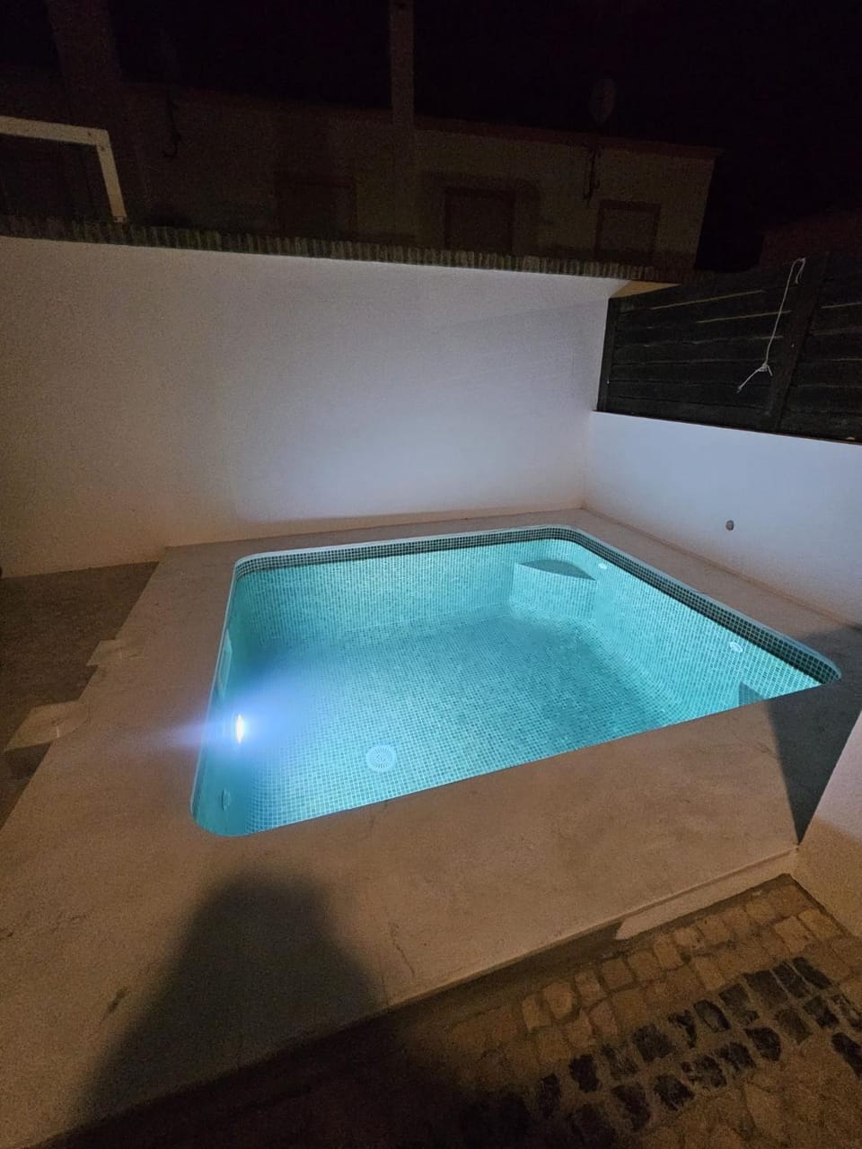 Night, Swimming pool