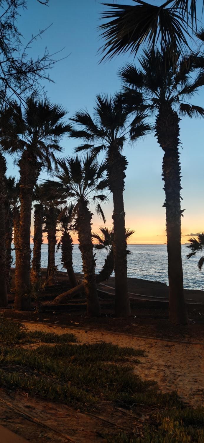Natural landscape, Sunset