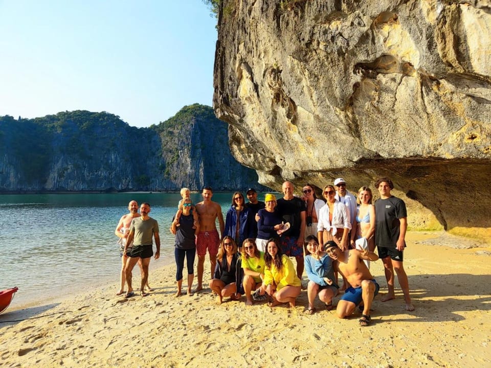 People, Natural landscape, Beach, group of guests