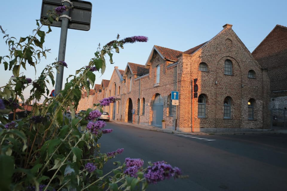 Blue House On The Water House in Flanders