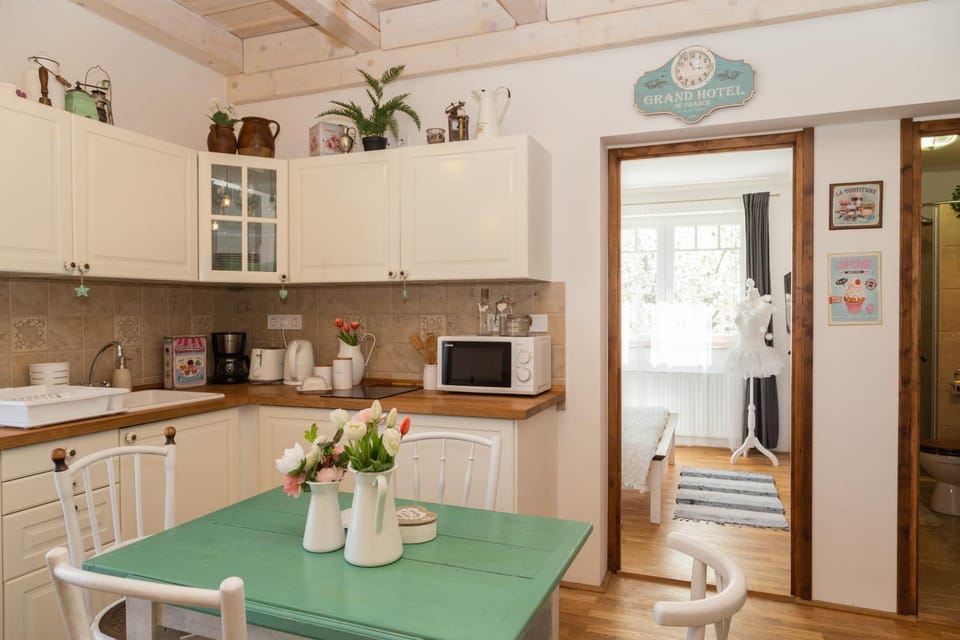 Kitchen or kitchenette, Dining area