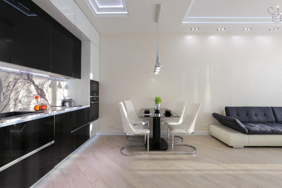 Black&White Apartment in Smart Plaza Apartment in Kiev City - Kyiv
