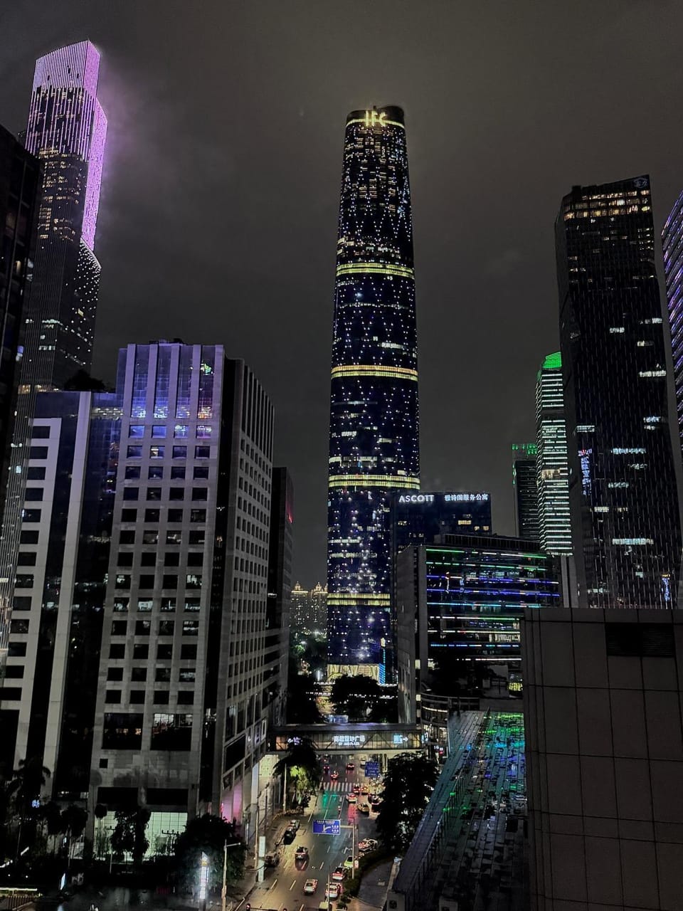 Night, City view