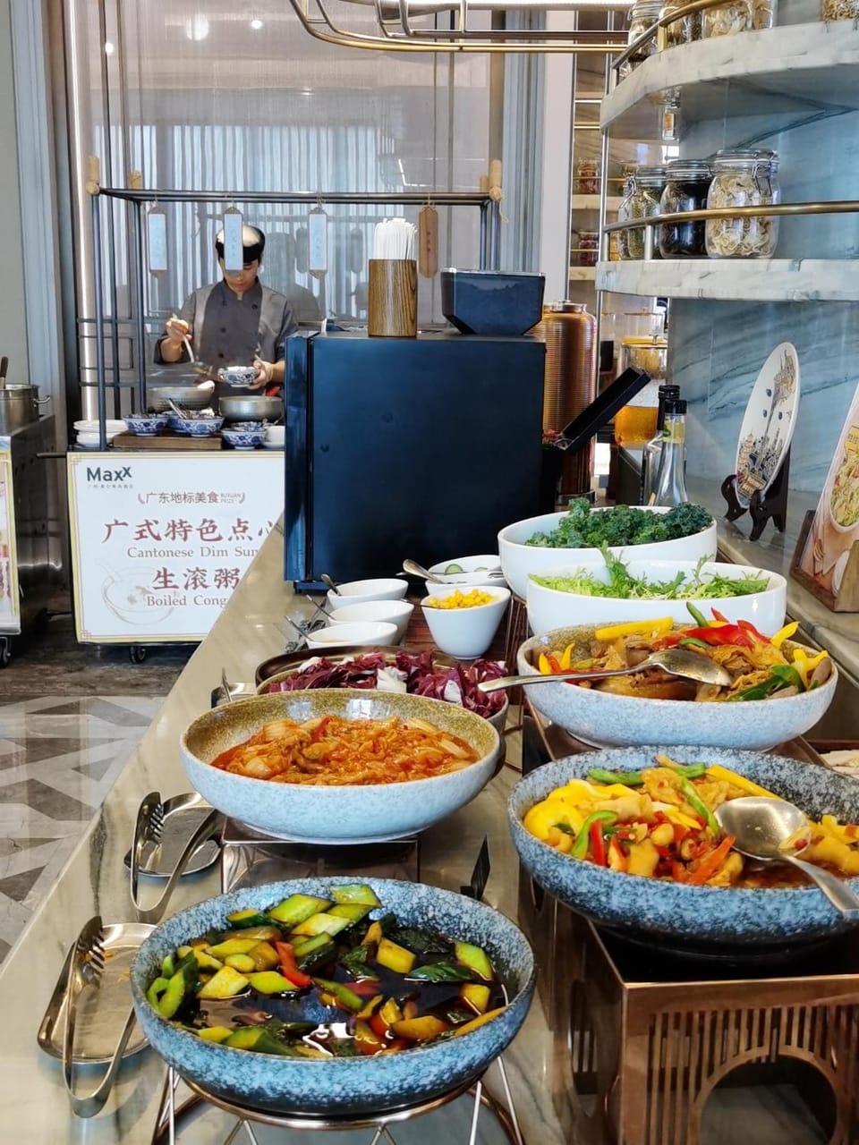 Buffet breakfast
