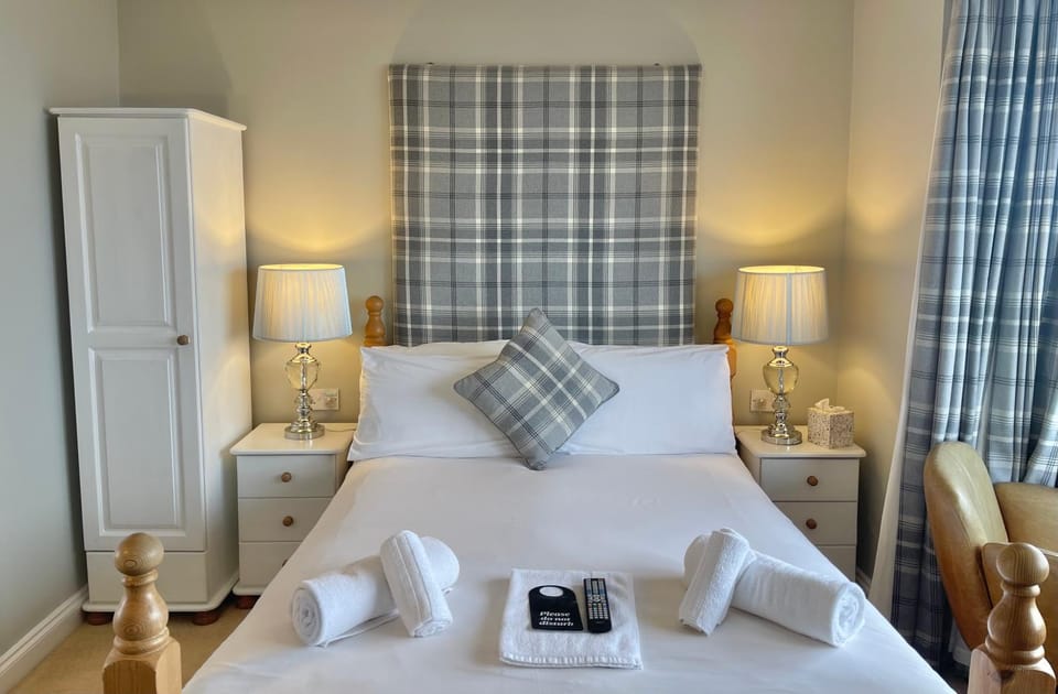 Bed, Photo of the whole room, Bedroom, towels, wardrobe