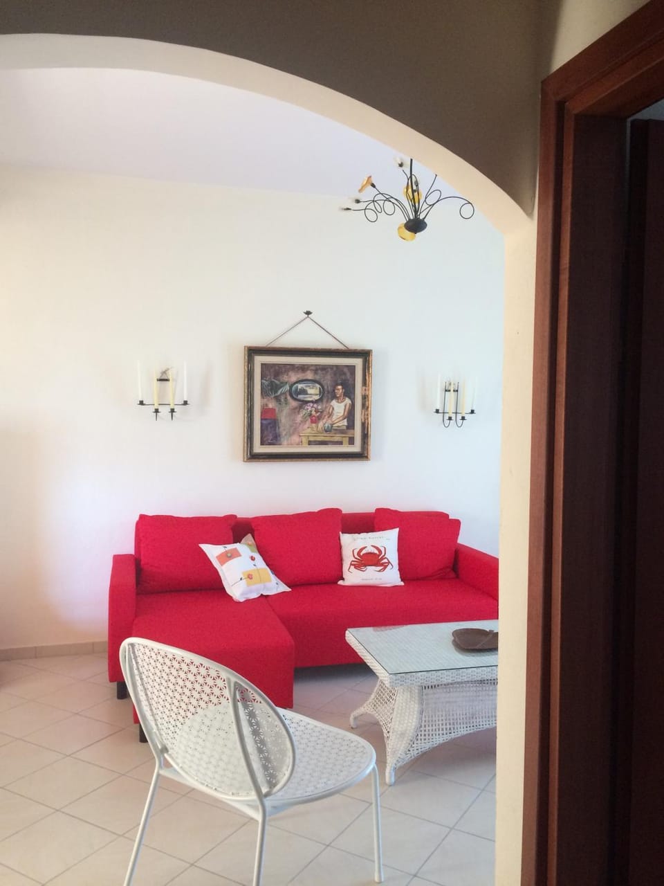 La casa allegra in rosso Apartment in Halkidiki