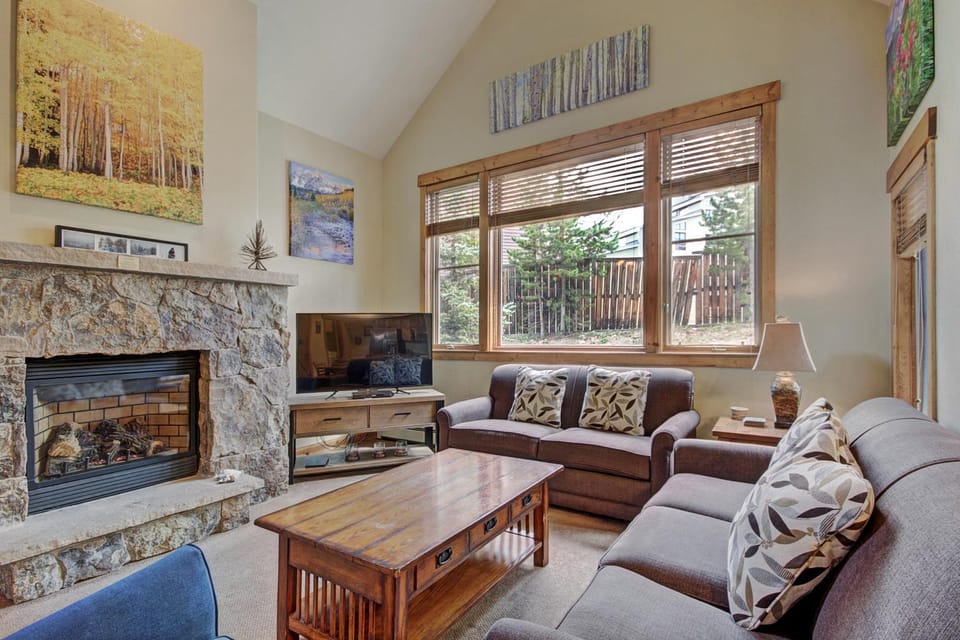 Cosmopolitan Decor Spacious 3Br in Downtown Breck Sleeps 8 House in Breckenridge