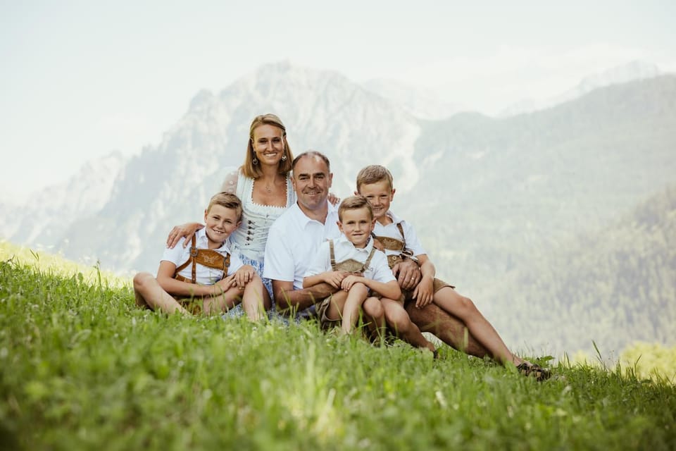 Day, People, Natural landscape, Mountain view, children, Family