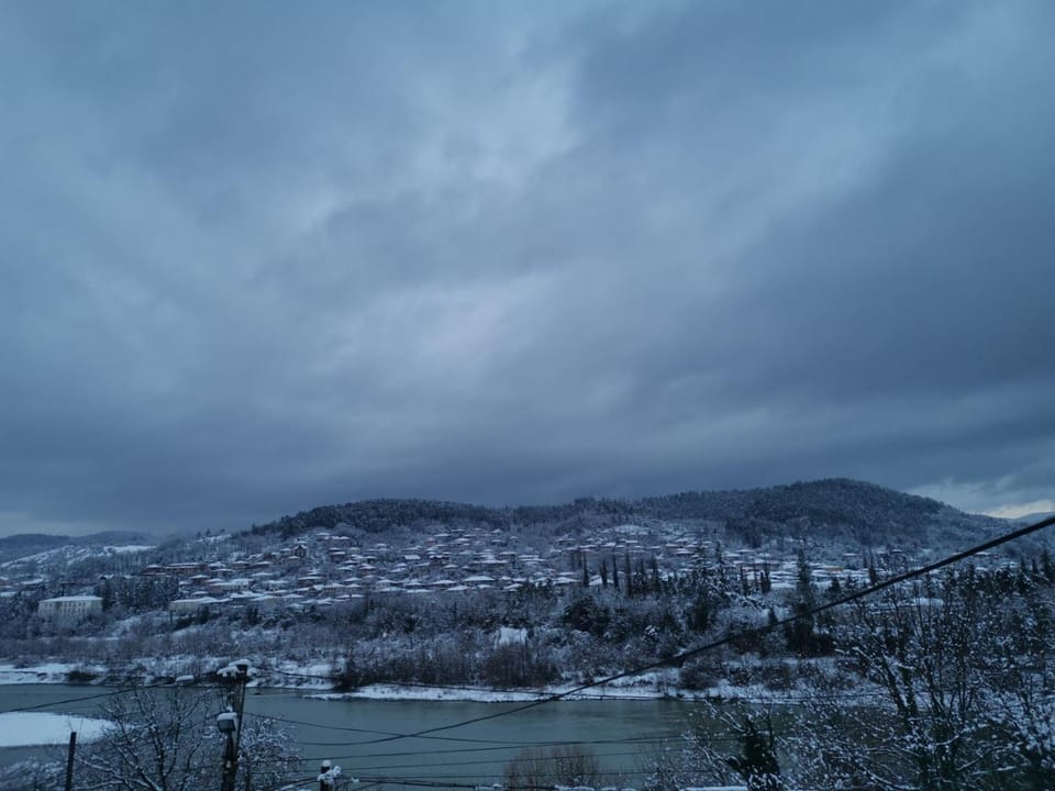 Natural landscape, Winter, View (from property/room), Mountain view, River view