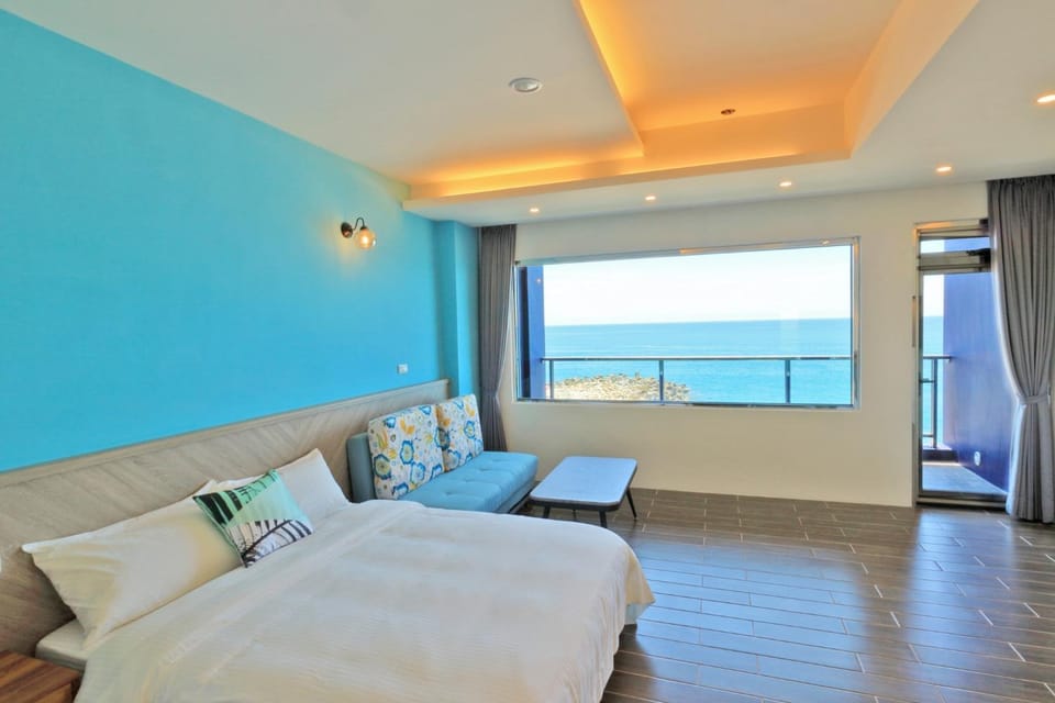 Balcony/Terrace, Photo of the whole room, Bedroom, On site, Sea view, bunk bed
