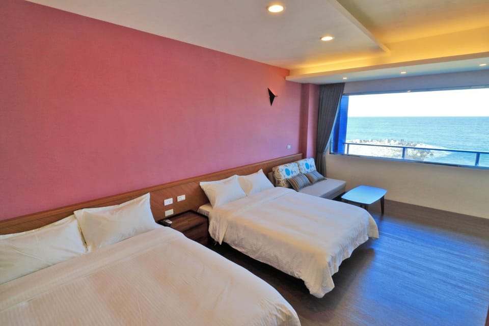 Balcony/Terrace, Photo of the whole room, Bedroom, On site, Sea view, bunk bed