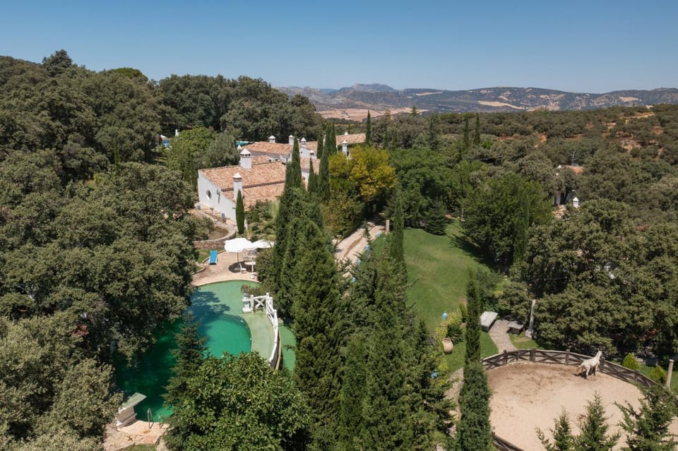 Property building, Natural landscape, Mountain view, Pool view, Swimming pool