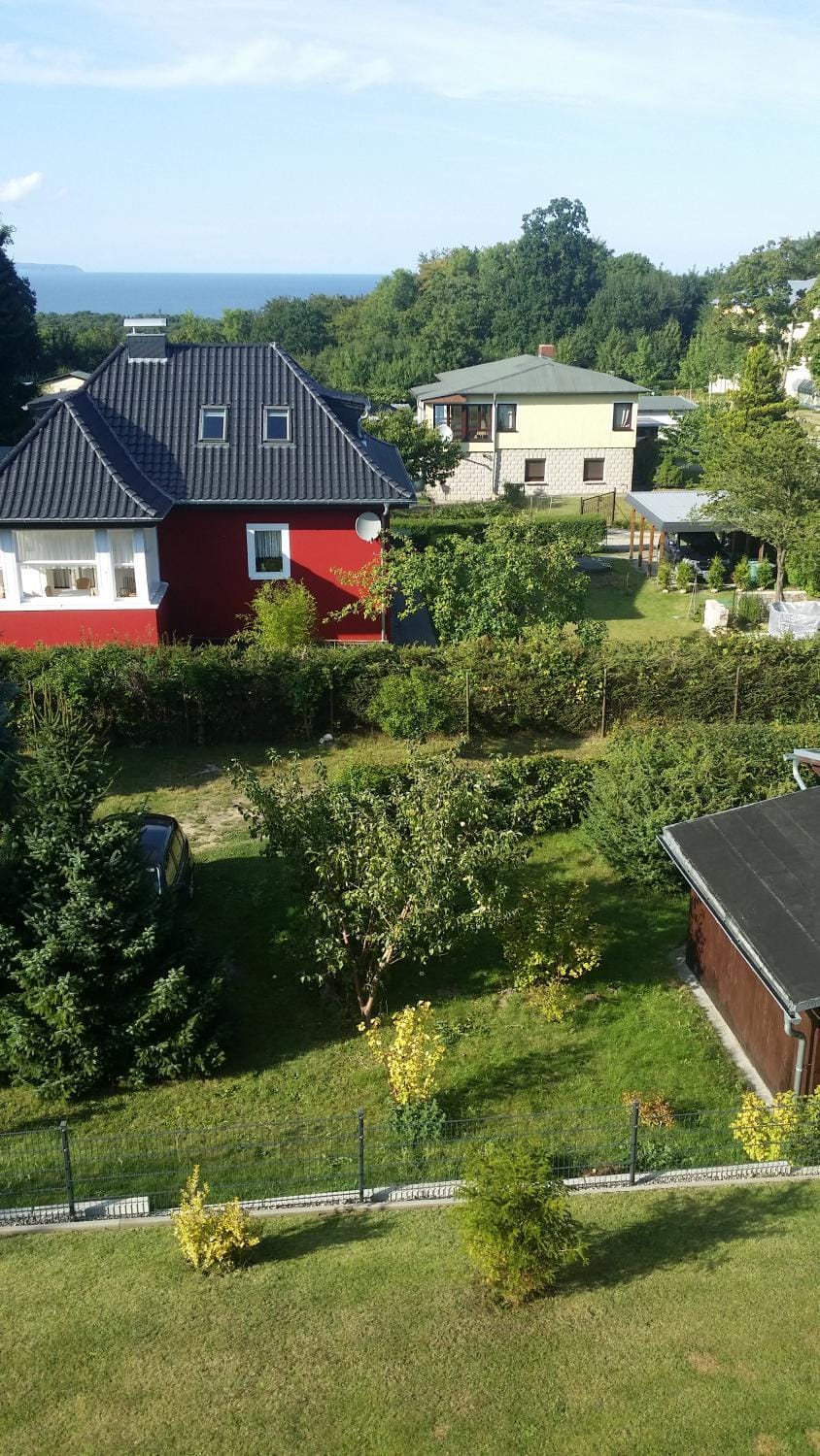 Property building, Garden view
