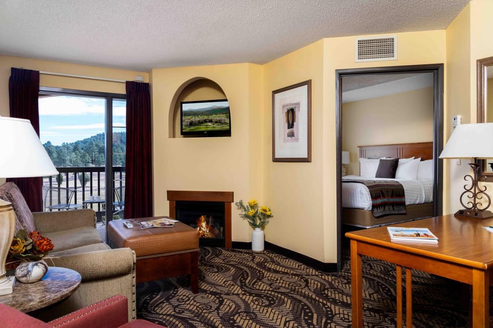 Bed, Living room, Seating area, Bedroom