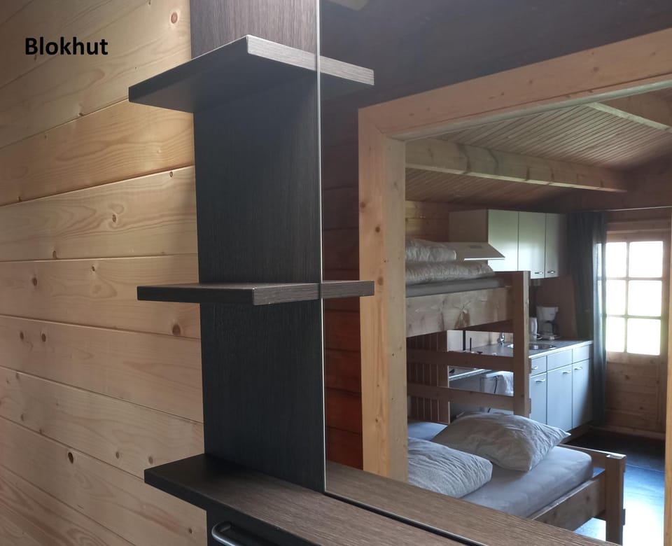 Kitchen or kitchenette, bunk bed