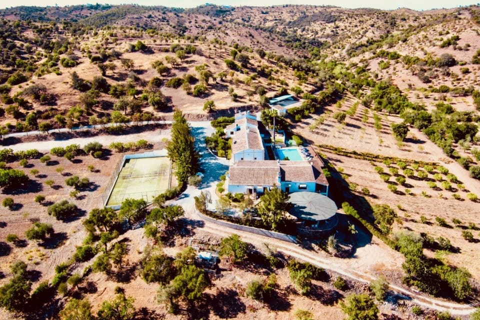 Property building, Garden, Tennis court, Hiking