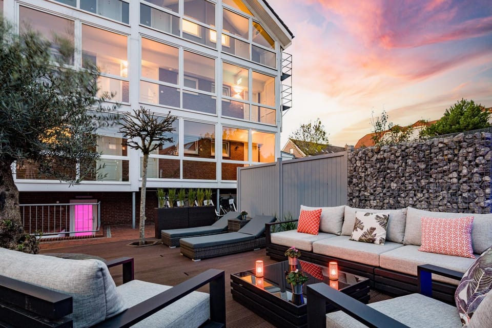 Garden, Balcony/Terrace, Sunset