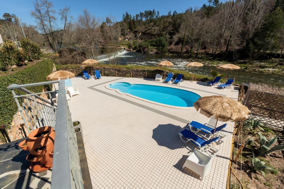 Natural landscape, Garden, Garden view, Pool view, Swimming pool, Swimming pool, sunbed