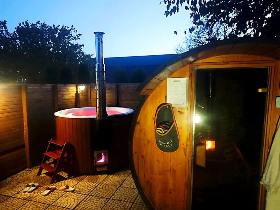 Pod orehom drvena kuća i sauna Bed and Breakfast in Slovenia