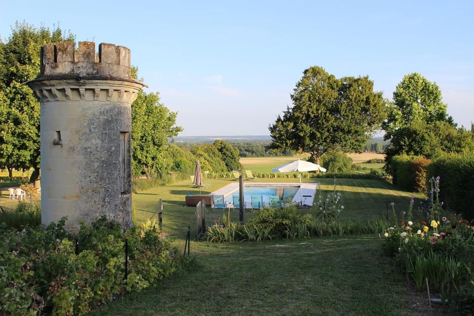 Natural landscape, Pool view, Swimming pool