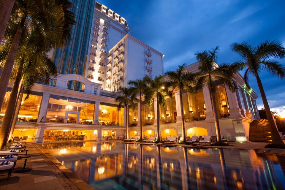 Property building, Night, Pool view, Swimming pool, Swimming pool