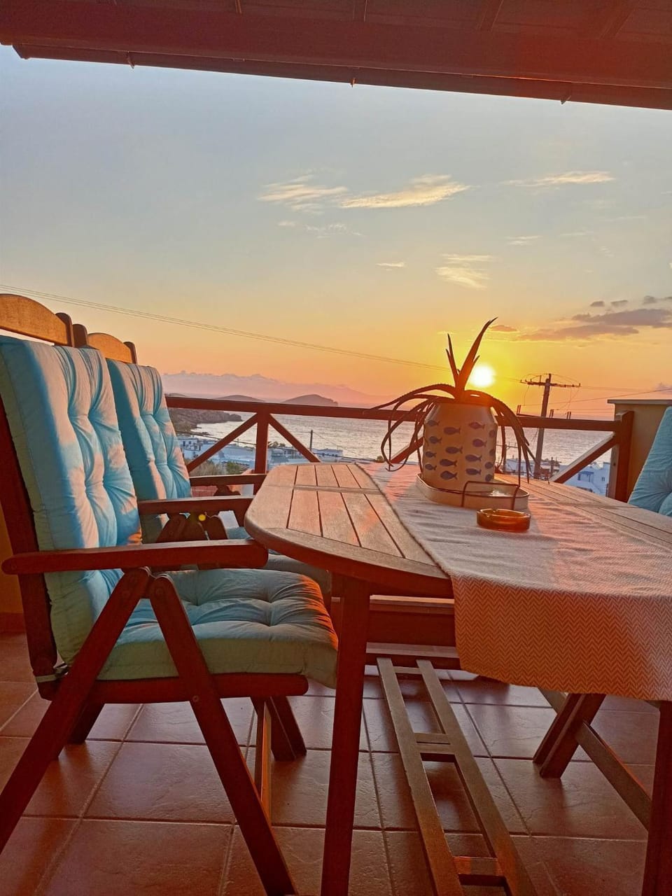 Day, Natural landscape, View (from property/room), Balcony/Terrace, Sea view, Sunrise