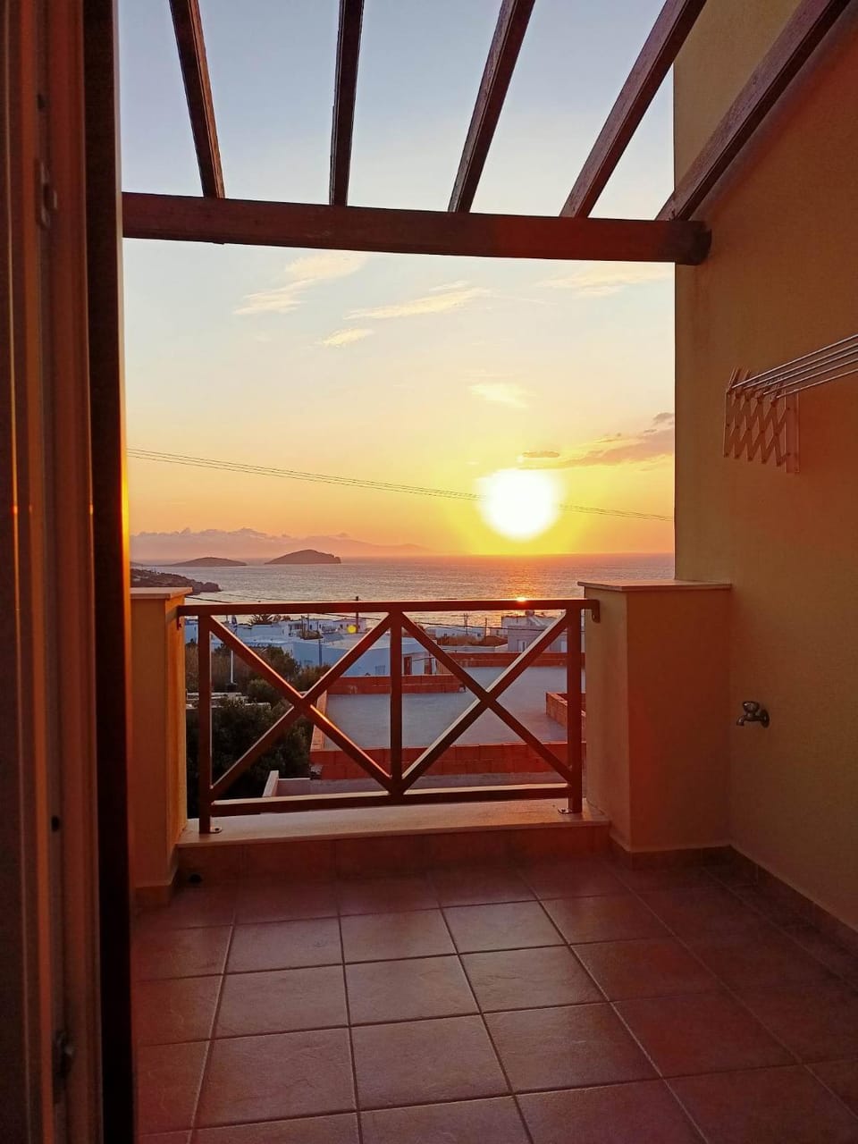 Day, Natural landscape, View (from property/room), Balcony/Terrace, Sea view, Sunrise