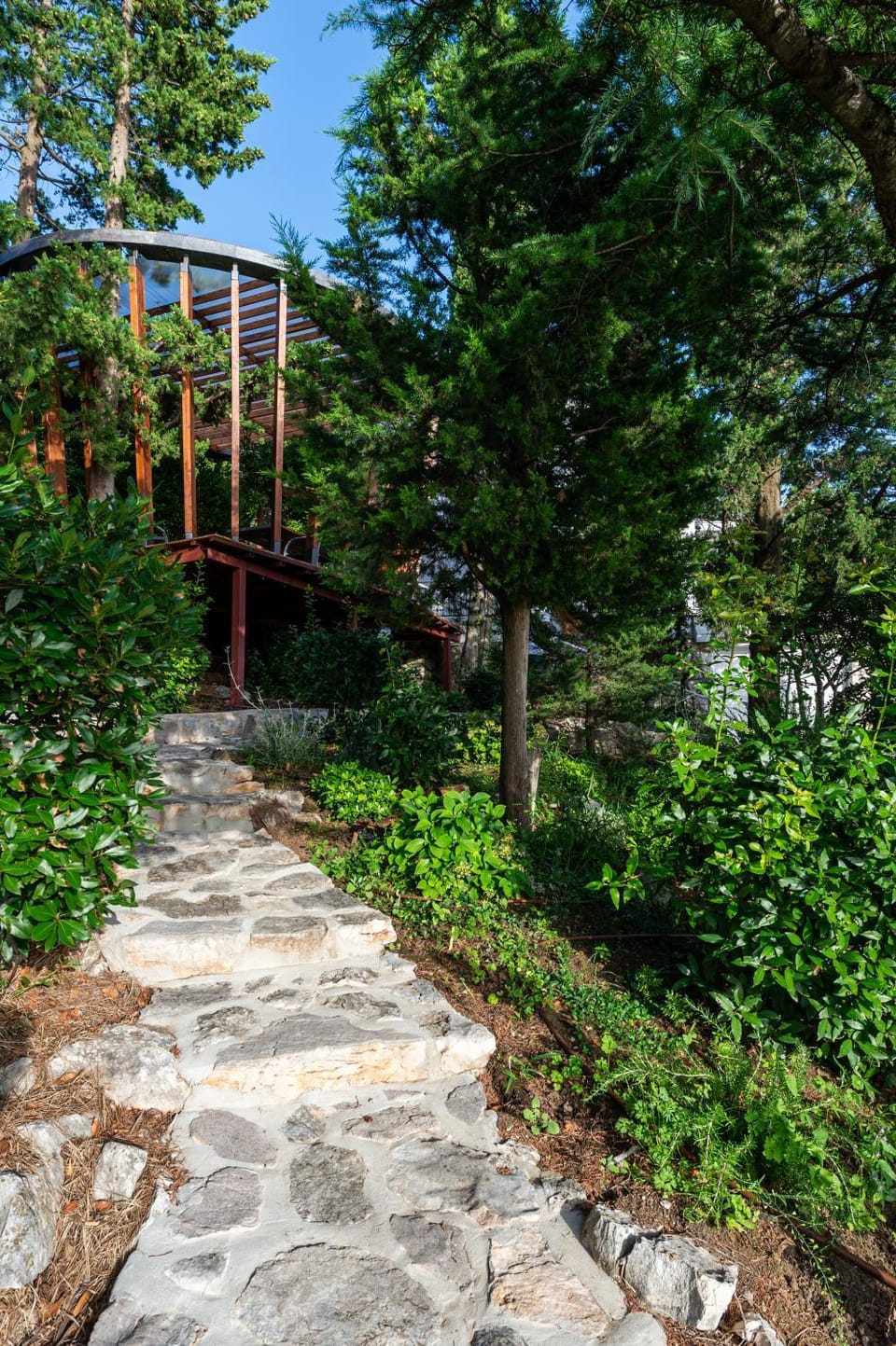 Natural landscape, Garden, Seating area
