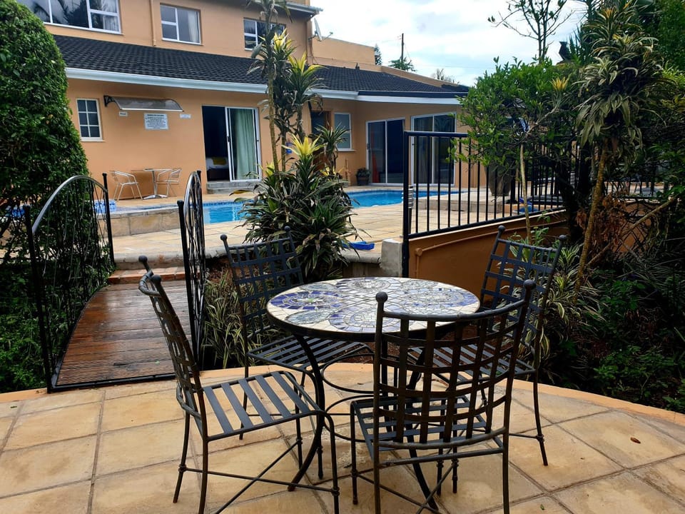 Patio, Day, Garden, Balcony/Terrace, Swimming pool