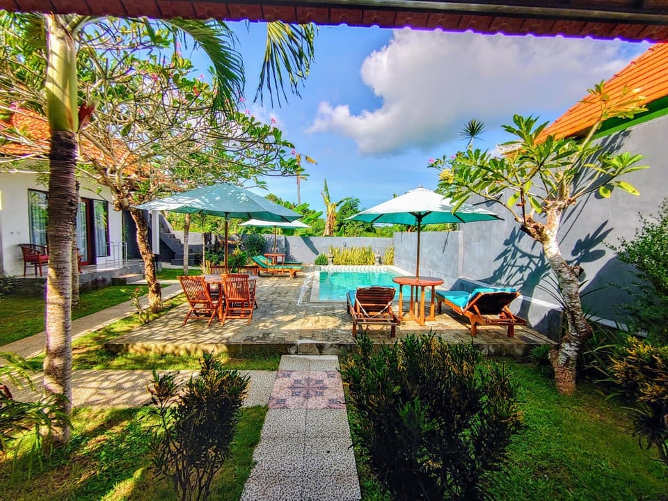 Property building, Garden, Pool view
