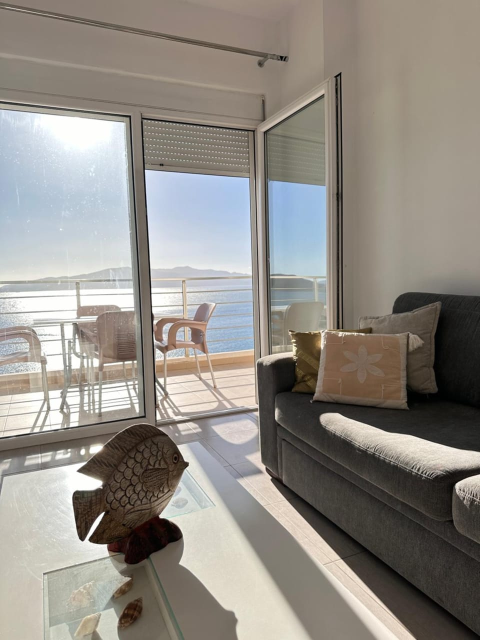 Balcony/Terrace, Living room, Dining area, Sea view