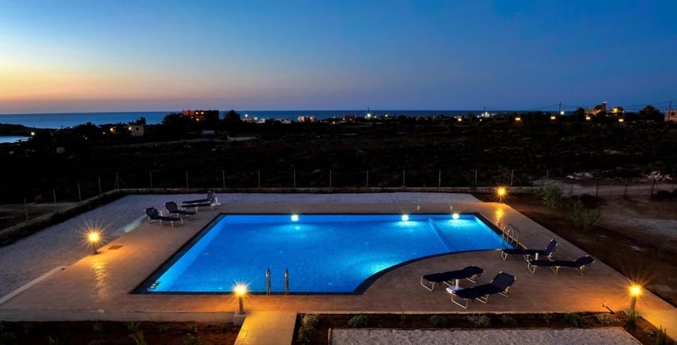 Sea view, Swimming pool, Sunset