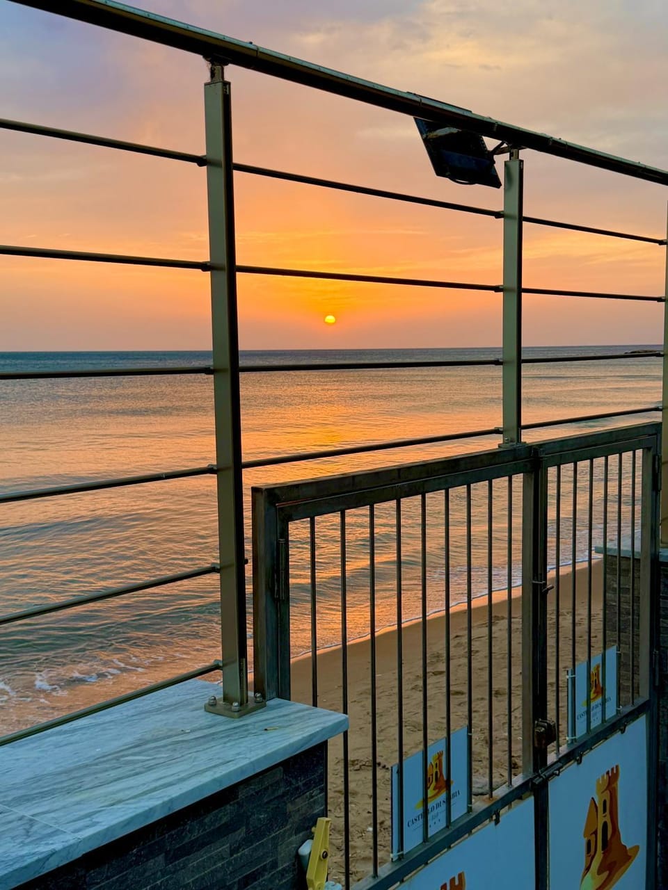 Day, Natural landscape, View (from property/room), Balcony/Terrace, Beach, Sea view, Sunrise