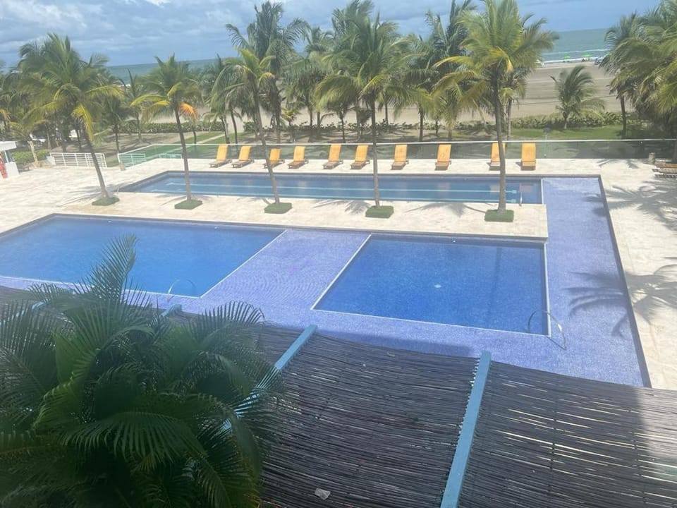 Pool view, Sea view, Swimming pool