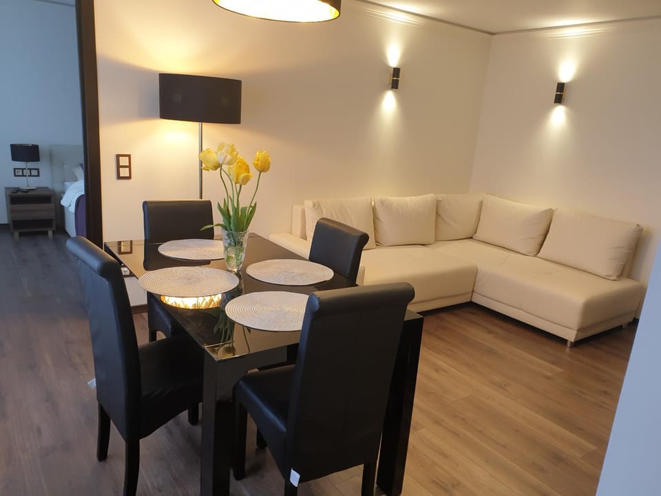 Living room, Seating area, Dining area