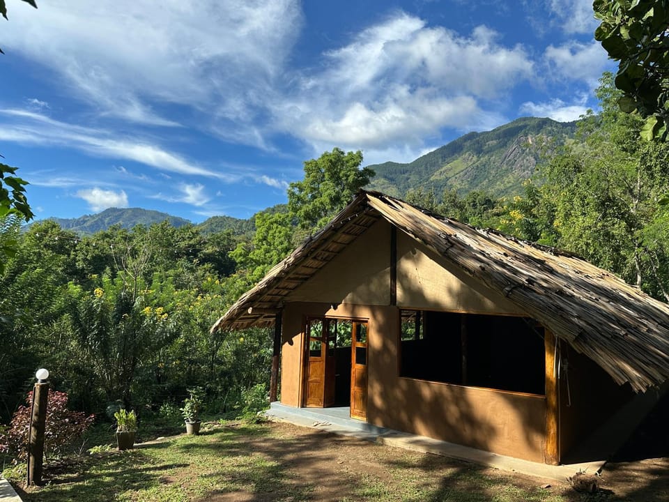 Property building, Natural landscape, Mountain view