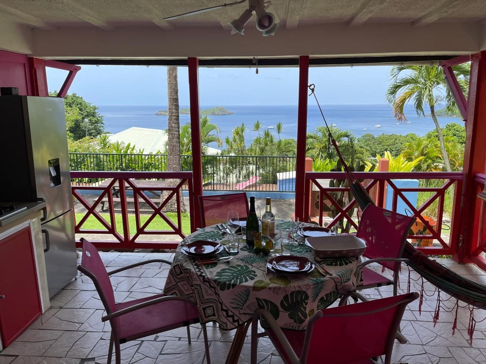 Patio, Day, Natural landscape, View (from property/room), Balcony/Terrace, Dining area, Sea view