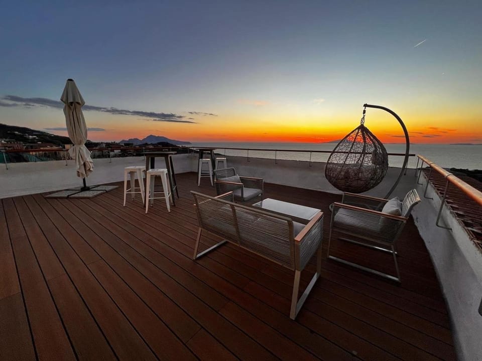 Patio, Balcony/Terrace, Sunset