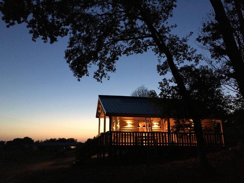 Property building, Night, Natural landscape, Sunset