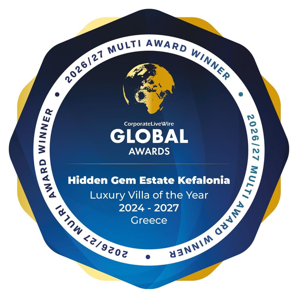 Hidden Gem Estate Kefalonia, Multi-Award Winner Villa in Cephalonia
