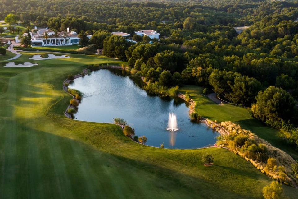 Garden, Golfcourse, Golfcourse, Lake view
