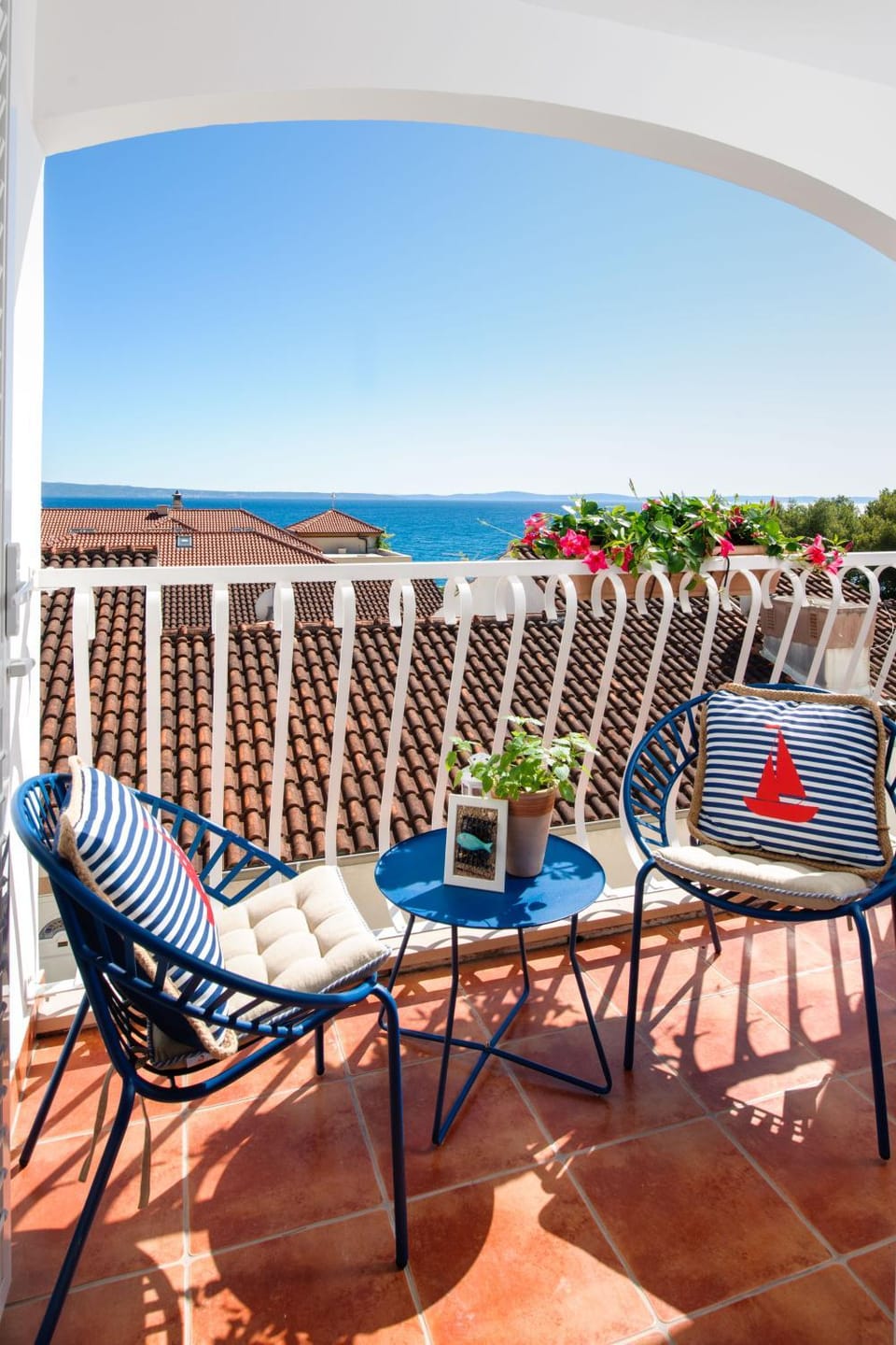 Day, View (from property/room), Balcony/Terrace, Sea view, sunbed