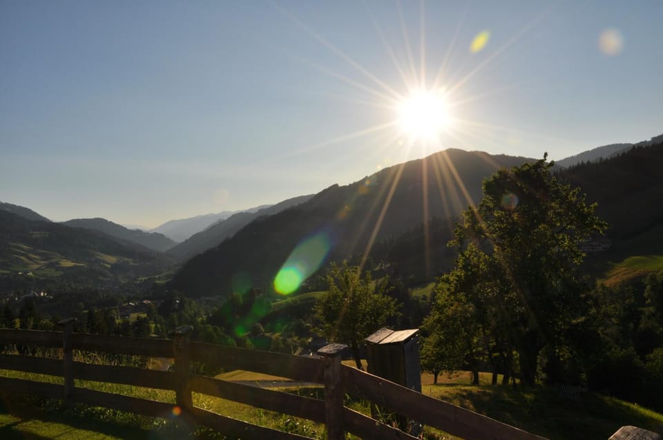 Day, Natural landscape, Mountain view, Sunrise, Sunset