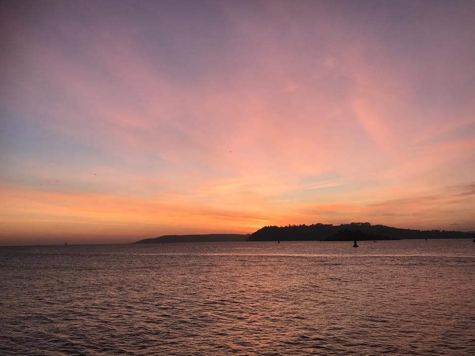 Natural landscape, Sunset