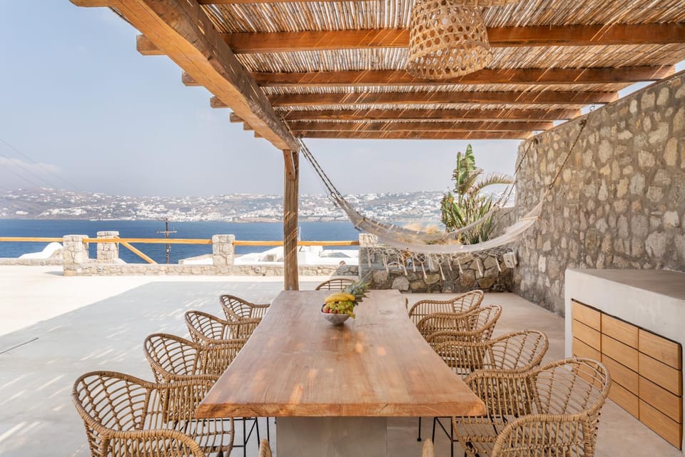 Patio, Day, View (from property/room), Seating area, Dining area, Sea view
