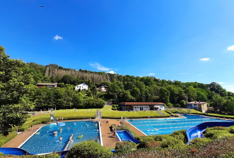 Natural landscape, Swimming pool